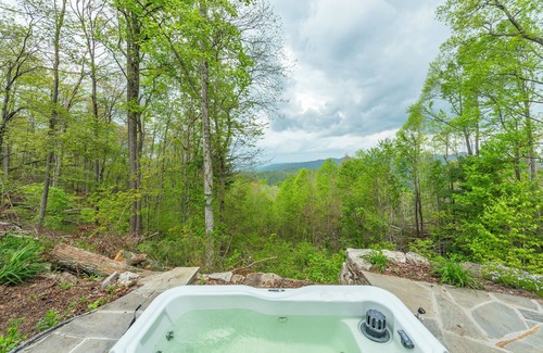 Weaverville House | Blue Ridge Bliss | Mountain Home with Hot Tub & Stunning Views!