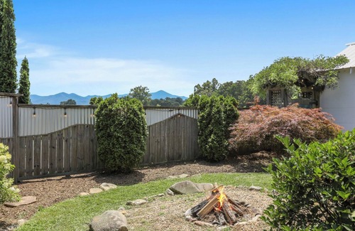 Candler Cottage | Blue Ridge mountain views over a flowing meadow, hot tub, stars, private garden