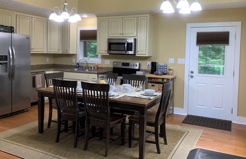 Flat Top House | Blue Stone River Trail Luxury Retreat. Close to 77 Private relaxing setting
