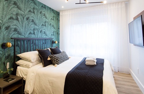 Little Italy Apartment | Blue Tropics Studio in Little Italy with kitchen by Denstays