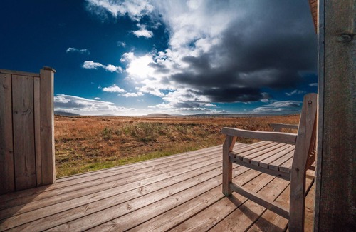 Reykholt Cabin | Blue View Cabin 6B with Hot Tub