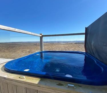Reykholt House | Blue View Cabin 7A With private hot tub