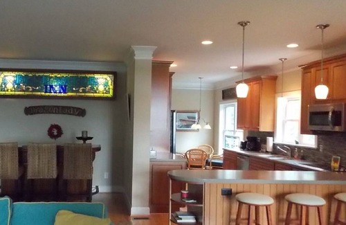 Oriental House | Blue Water Inn - Gorgeous elevated home with elevator and game room!
