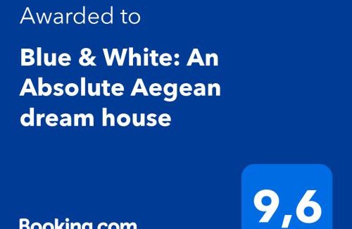 Galini House | Blue & White: An Absolute Aegean dream house