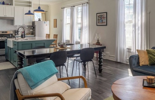 Central Gardens Apartment | Bluff City Luxe-Loft; 2 bed/2 bath, king bed, 2000 sf! Newly Renovated