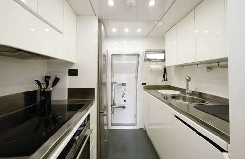 Sant Adria de Besos Boat Rental | Boat "Exclusive Yacht 20m In Barcelona" with Sea View, Private Terraces & Wi-Fi