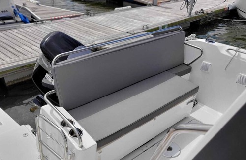 Ostvorpommern Boat Rental | Boat 'Motoryacht 2sea ' with Sea View and Private Terrace