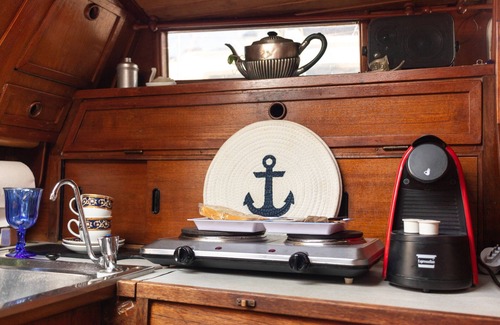 Bari Boat Rental | Boat "Quo Vadis Yacht" with Sea View, Private Terrace & Wi-Fi