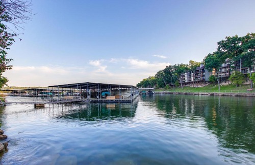Village of Four Seasons Apartment | Boat Slip and Pool Access Lake of the Ozarks Condo