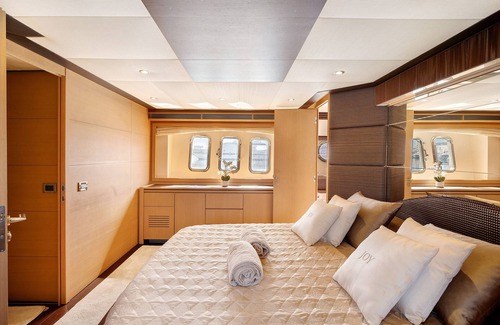 Porto Cervo Boat Rental | Boat 'Yacht Joy 4 Cabin' with Private Terrace, Wi-Fi and Air Conditioning