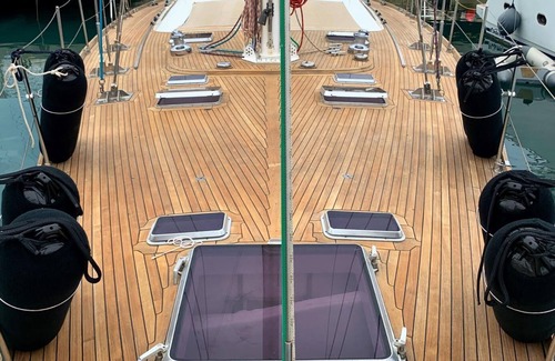 Olbia Boat Rental | Boat 'Yachtsail Alicia 20 Meter' with Sea View, Wi-Fi and Air Conditioning