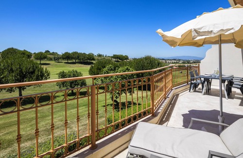 Atalaia Apartment | Boavista Golf luxurious 2 Bed/2Bath overlooks fairway,seaview,spa,2 pools,wifi