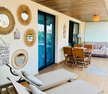 Puerto de Santiago Apartment | Boho Avilla Gigantes - swimming pool - garage - AC