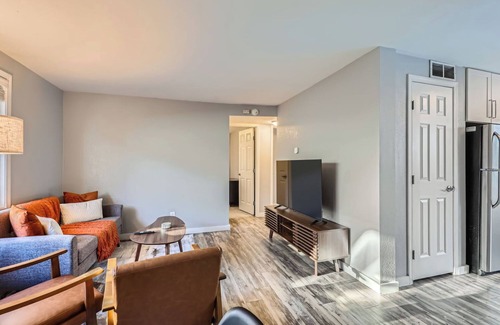 Five Points Condo | Boho-Chic Condo in Five Points Denver with Wifi, AC & Parking!