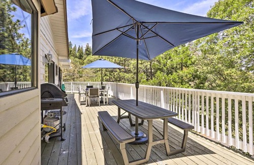 Crestline House | Boho-Chic Home with Game Room Near Lake Gregory!