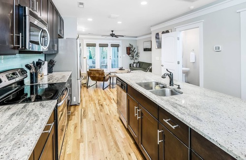 Davidson House | Boho Retreat Steps From Downtown Porch Parking