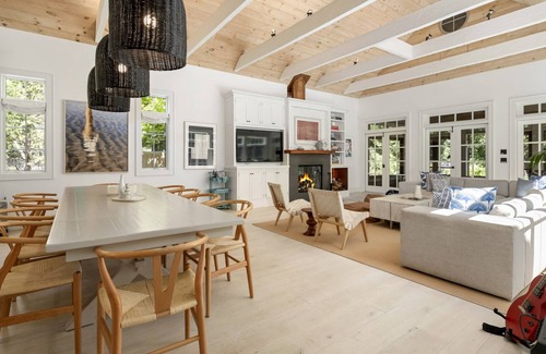 Clearwater Beach House | Boho-style home with a private pool, pool house, hot tub, complete.