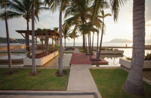 Olas Altas Apartment | Bonito departamento pie de playa en el mejor condominio de manzanillo, Ponto Horizonte. Hermosa vista, hasta para 8 personas. Ambiente familiar.