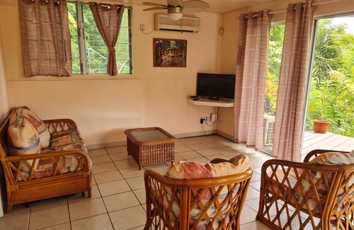 Gros Islet Villa | Bonne Vue 1 bedroom, 1 bathroom villa with living room.