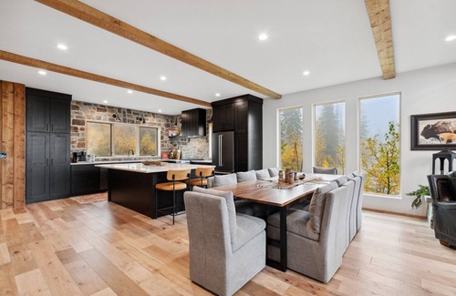 Whitefish Ski Chalet | Book a Summer Stay! Private hot tub and next to the NEW HIGH-SPEED 6 PACK Chairlift!