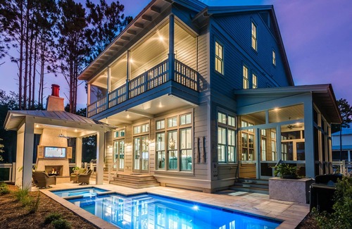 Forest District House | Book Now for Fall! Private, Heated Pool! Brand New, Professionally Decorated Home in WaterColor!