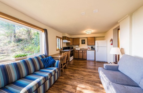 Lincoln City Apartment | BOUTIQUE, VINTAGE 1 BEDROOM OCEAN FRONT SUITE W/FULL KITCHEN, OCEAN & BEACH VIEW