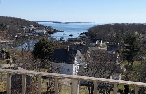 New Harbor Apartment | BRACKETT The Moorings, ocean views, pool & close to Pemaquid beach!
