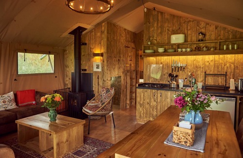 Glastonbury Cabin | Braeburn, set in a peaceful orchard just ten minutes from Glastonbury
