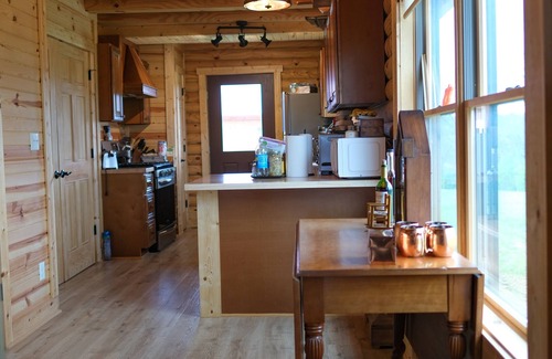 Frankfort Cabin | Brand new, beautiful log cabin in the heart of bourbon and horse country.