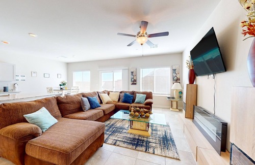 Centennial Hills House | Brand-new comfortable home with smart TVs, full kitchen, patio - great location
