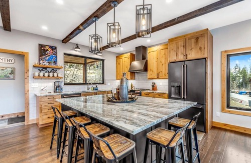 Whitefish Ski Chalet | Brand New Construction! Ski-In/Ski-Out Townhome with Private Hot Tub!