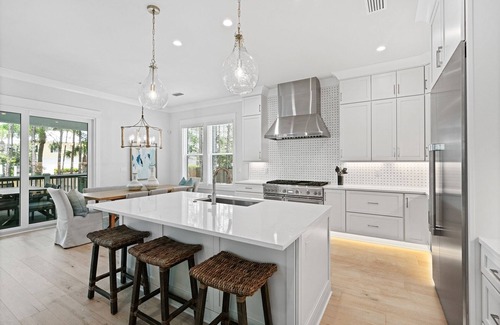 Village of Sugar Beach House | Brand NEW! LSV, Pool, 4 Bikes, Pet Friendly, Steps to the Beach!