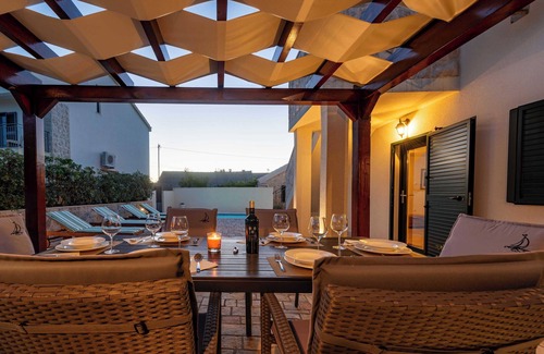 Vinjerac Villa | Brand new luxury villa Ivo, private pool, 3 bedrooms, table tennis, beach