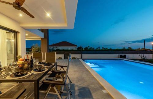 Zaton Villa | Brand new Villa Olivia 30m from the sea with heated pool and jacuzzi