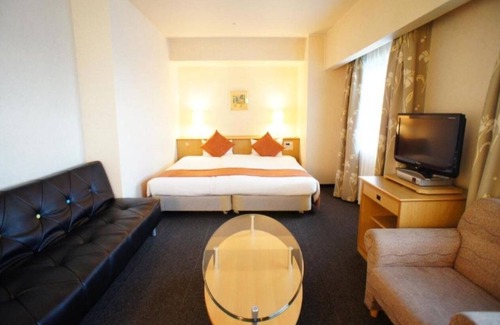 Suminoe Hotel | Breakfast included Hollywood twin smoking 36 s/Osaka Ōsaka