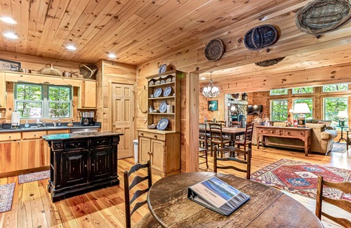 Lake Toxaway House | Breathe in the cool mountain air and let your cares melt away. Fall Discount