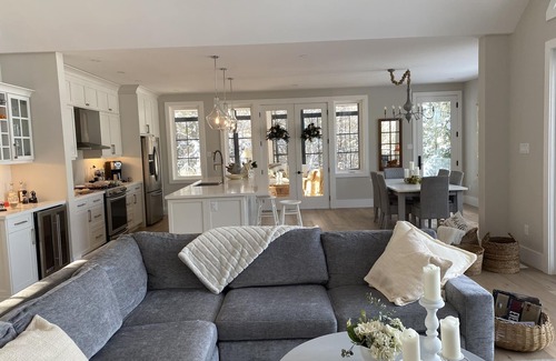 Dysart et al Cottage | Breathtaking lake views from luxury new 4-season cottage- hot tub and sauna!