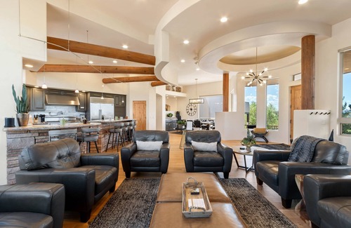 West Sedona House | Breathtaking Luxury Estate Perched High, Panoramic Views, Pool & Hot Tub!