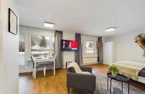 Taesch Apartment | Breathtaking View Apartment near Zermatt with Parking