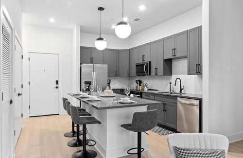 Five Points South Apartment | Bright 2-Bedroom Condo in Downtown with Parking