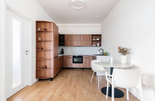 Prague 5 Apartment | Bright and airy mid-century modern flat