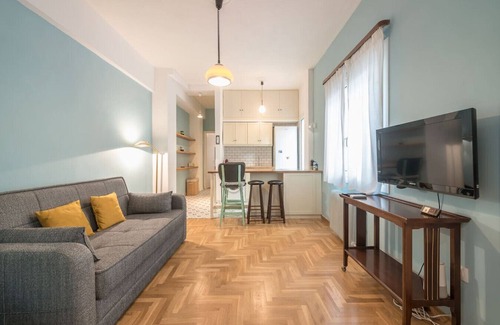 Kypseli Apartment | Bright and Designed 1BR Apartment Centric Area