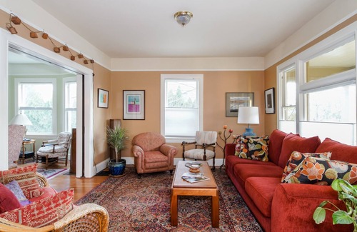 Humboldt House | Bright cheery Alberta house—2 bedrooms sunny patio