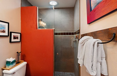 Santa Fe Hotel | Bright, Colorful Condo w/Fireplace, Pool Access, Downtown Location