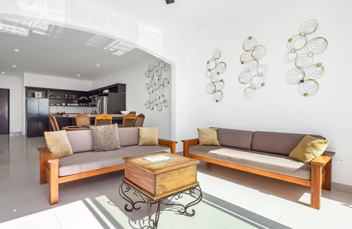 La Paloma House | Bright dog-friendly home with heated pool, hot tub, streaming, & ocean views