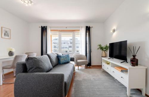 Oliveira do Douro Apartment | Bright Flat with Balcony & Garage by HostWise