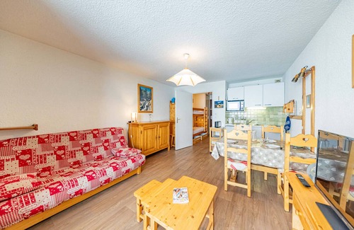 Montgellafrey Apartment | Bright studio for 4 with kitchenette and ski locker