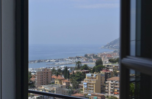 Sanremo House | Bright ,large stone terrace with porch and gazebo. Beautiful sea view.