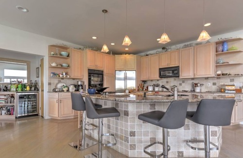 Westhampton House | Bright, Spacious Hamptons Waterview Retreat -Pool, Hot Tub, Grill + Sunset Views