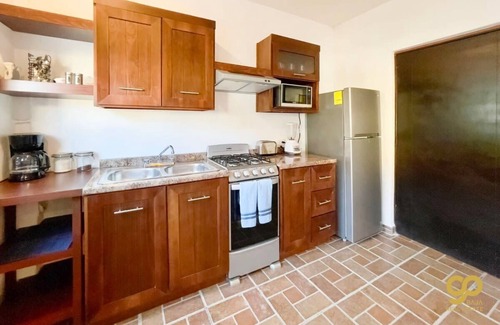 El Centenario Apartment | Bright Studio | Kitchen | AC | Steps to the Beach